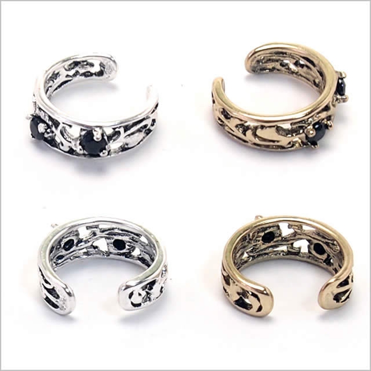 イヤーカフ CZ フィリグリー＆トライバルカット | ピアス専門店HOMESLICEPRODUCTIONS | 詳細画像4 