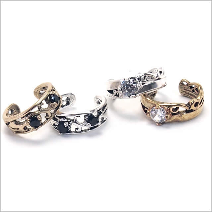 イヤーカフ CZ フィリグリー＆トライバルカット | ピアス専門店HOMESLICEPRODUCTIONS | 詳細画像6 