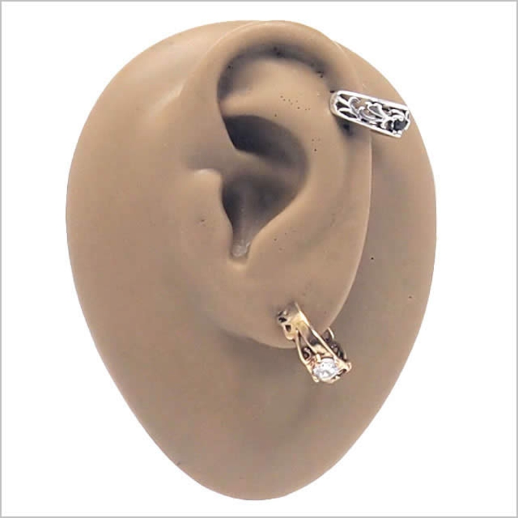 イヤーカフ CZ フィリグリー＆トライバルカット | ピアス専門店HOMESLICEPRODUCTIONS | 詳細画像8 