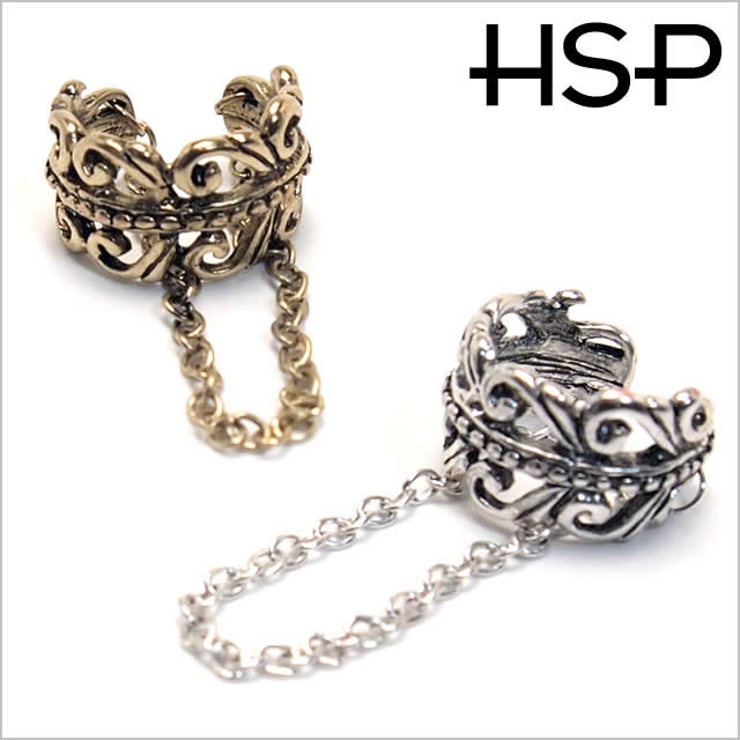 イヤーカフ セルティックハート チェーンリンク（1個売り） | ピアス専門店HOMESLICEPRODUCTIONS | 詳細画像2 