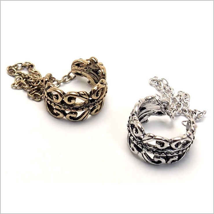 イヤーカフ セルティックハート チェーンリンク（1個売り） | ピアス専門店HOMESLICEPRODUCTIONS | 詳細画像4 