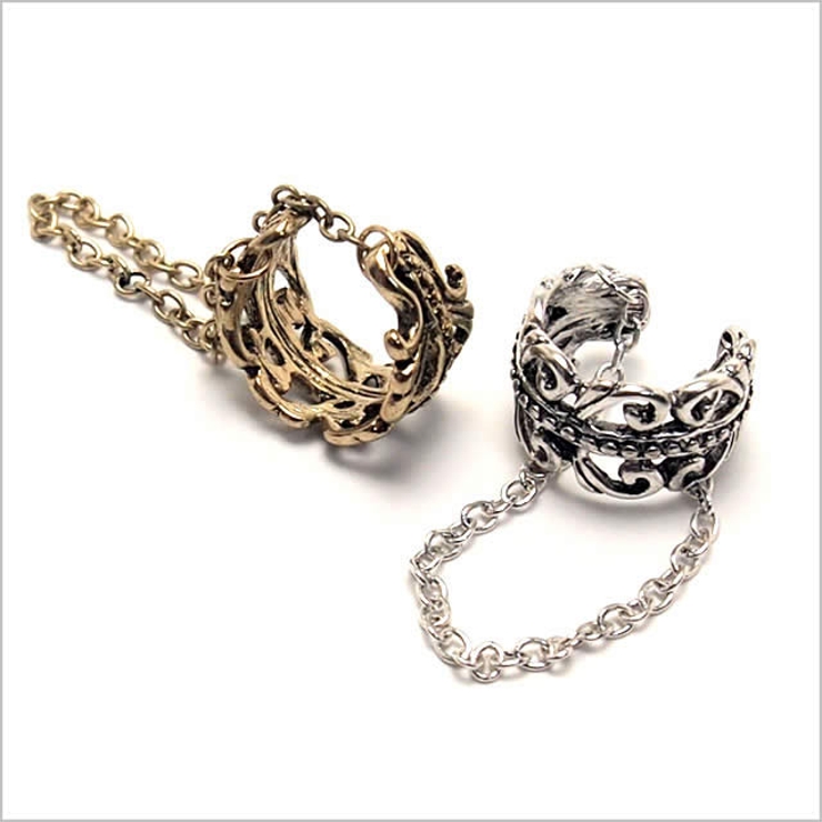 イヤーカフ セルティックハート チェーンリンク（1個売り） | ピアス専門店HOMESLICEPRODUCTIONS | 詳細画像8 