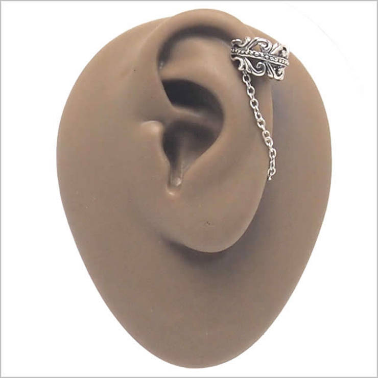 イヤーカフ セルティックハート チェーンリンク（1個売り） | ピアス専門店HOMESLICEPRODUCTIONS | 詳細画像9 