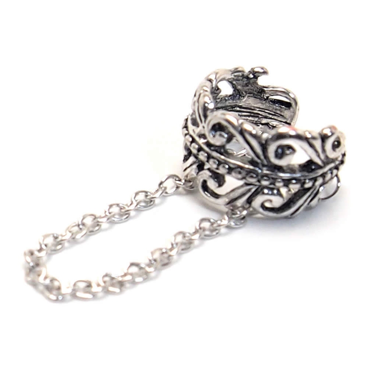 イヤーカフ セルティックハート チェーンリンク（1個売り） | ピアス専門店HOMESLICEPRODUCTIONS | 詳細画像1 