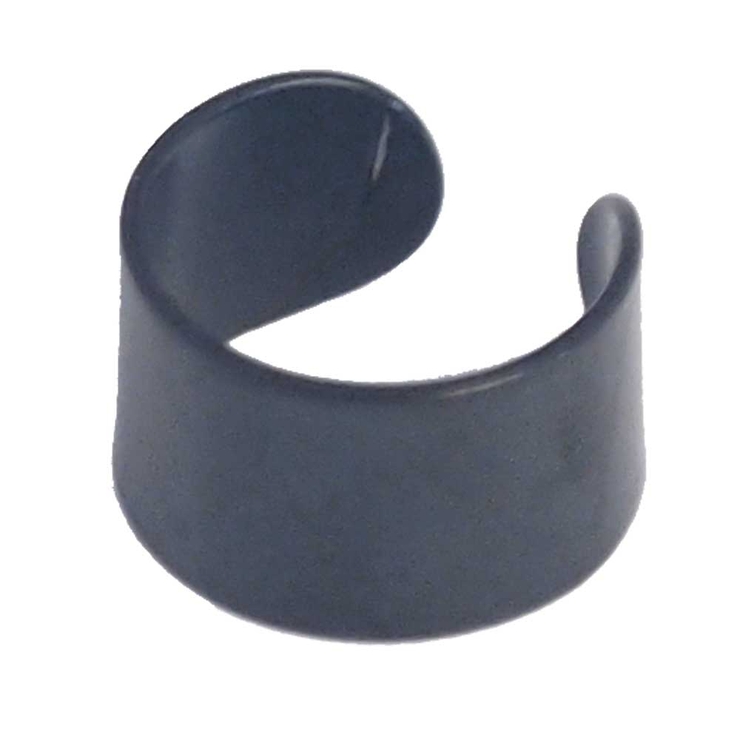 ブラック | イヤーカフ 6mm幅 シンプル | ピアス専門店HOMESLICEPRODUCTIONS