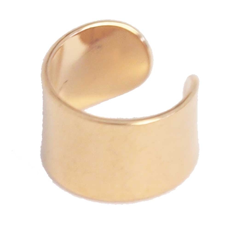 ゴールド | イヤーカフ 6mm幅 シンプル | ピアス専門店HOMESLICEPRODUCTIONS