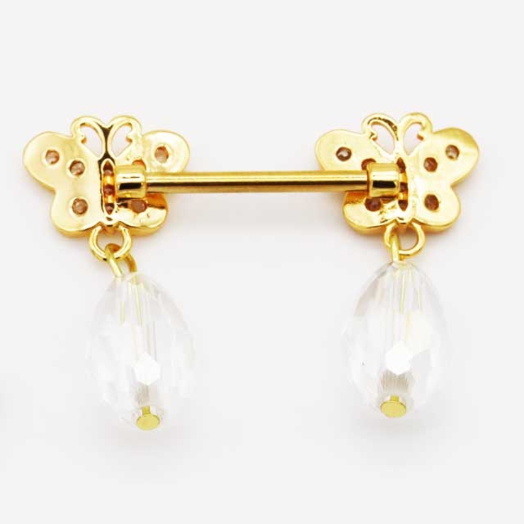 ボディピアス 14G ニップル