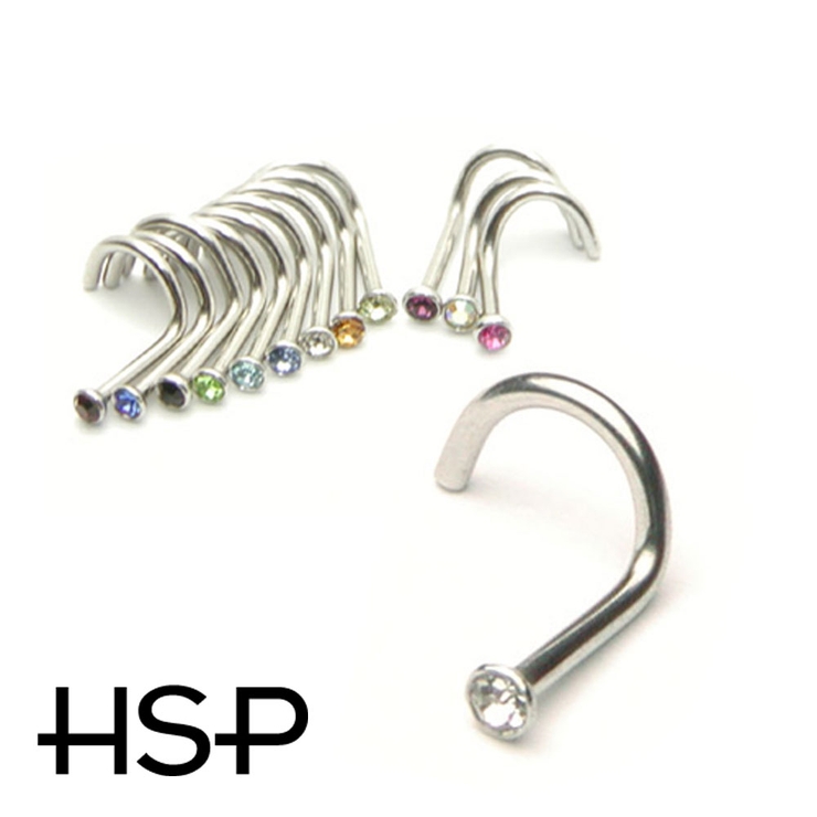 ノーズスクリュージュエル 18G【ボディピアス ボディーピアス | ピアス専門店HOMESLICEPRODUCTIONS | 詳細画像2 