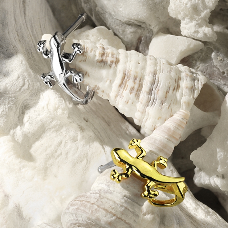 鼻ピアス スネーク＆ゲッコー ベンドノーズスタッドリング | ピアス専門店HOMESLICEPRODUCTIONS | 詳細画像8 