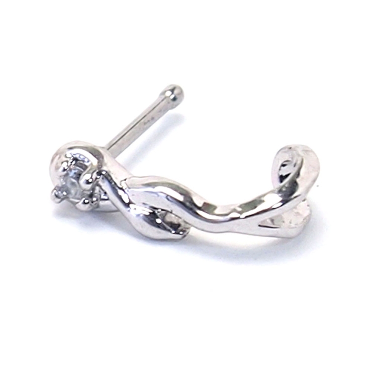 鼻ピアス スネーク＆ゲッコー ベンドノーズスタッドリング | ピアス専門店HOMESLICEPRODUCTIONS | 詳細画像1 