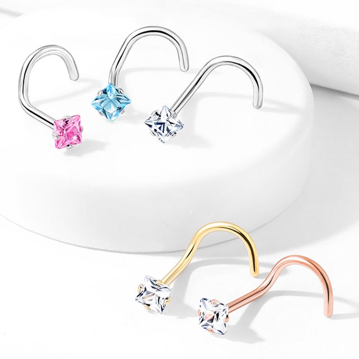 鼻ピアス CZジュエル ラウンド | ピアス専門店HOMESLICEPRODUCTIONS | 詳細画像16 