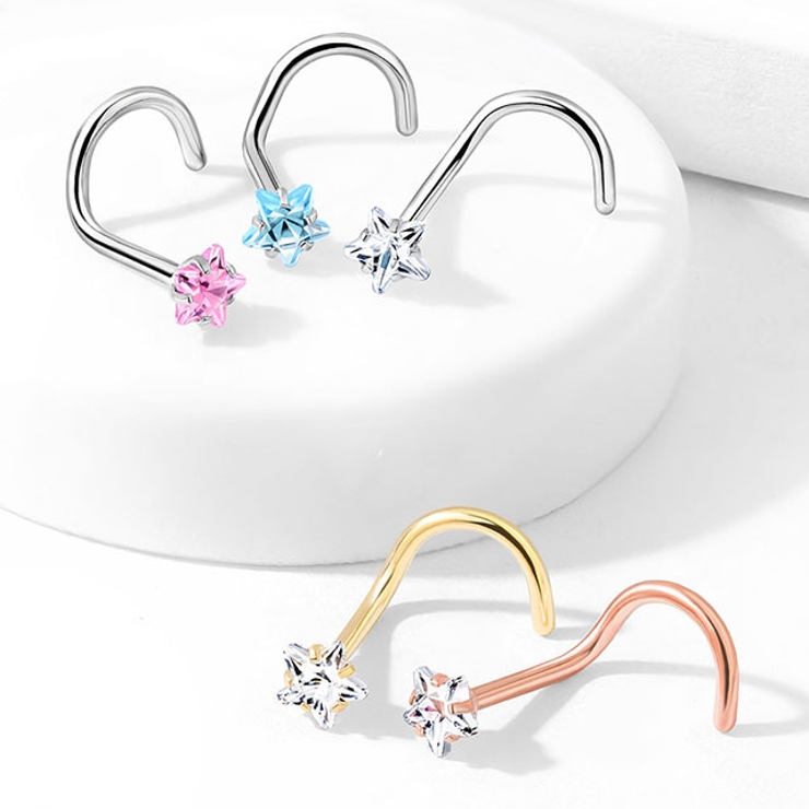 鼻ピアス CZジュエル ラウンド | ピアス専門店HOMESLICEPRODUCTIONS | 詳細画像14 