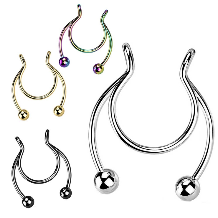 ボディピアス フェイク ノーズクリップ | ピアス専門店HOMESLICEPRODUCTIONS | 詳細画像1 