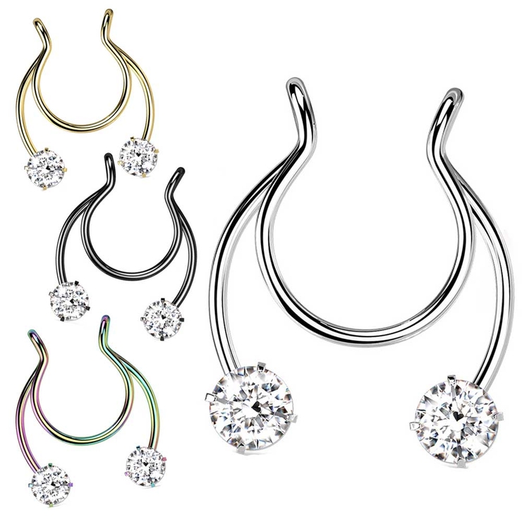 ボディピアス フェイク ノーズクリップ | ピアス専門店HOMESLICEPRODUCTIONS | 詳細画像1 