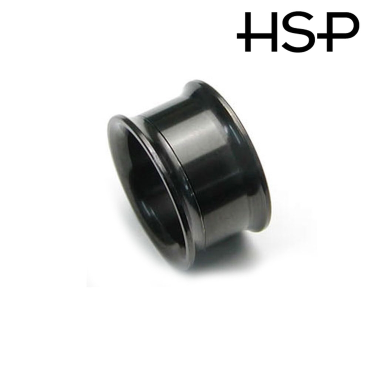 ブラックダブルフレアイヤレット 16mm【ボディピアス ボディーピアス | ピアス専門店HOMESLICEPRODUCTIONS | 詳細画像2 