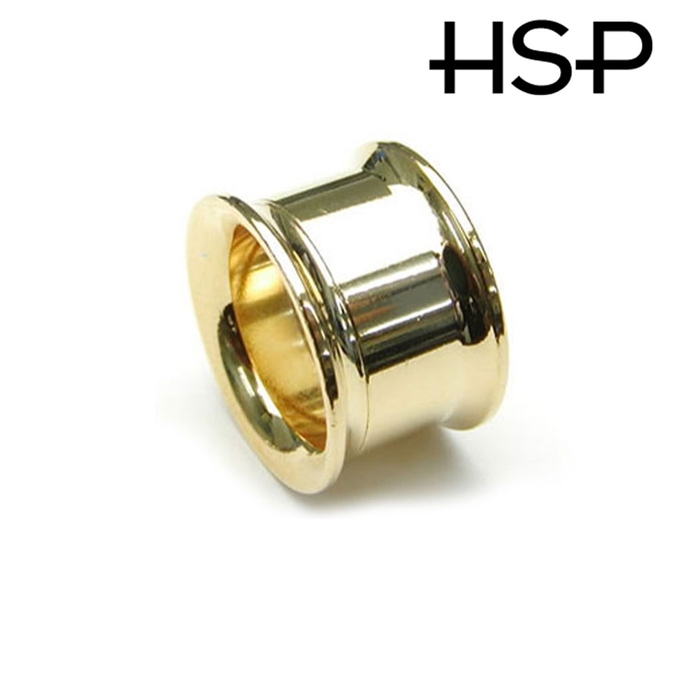 ゴールドダブルフレアイヤレット 14mm【ボディピアス ボディーピアス | ピアス専門店HOMESLICEPRODUCTIONS | 詳細画像2 