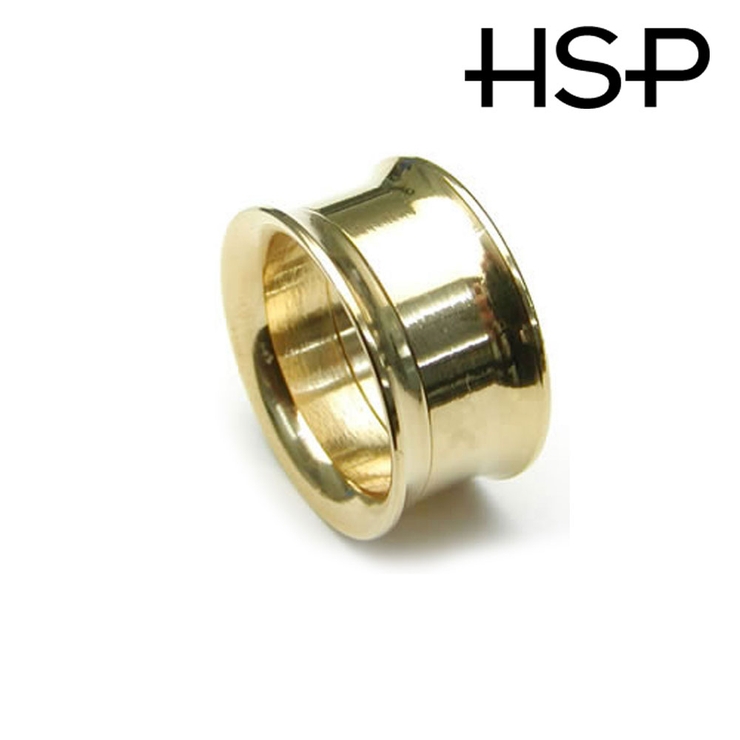 ゴールドダブルフレアイヤレット 16mm【ボディピアス ボディーピアス | ピアス専門店HOMESLICEPRODUCTIONS | 詳細画像2 