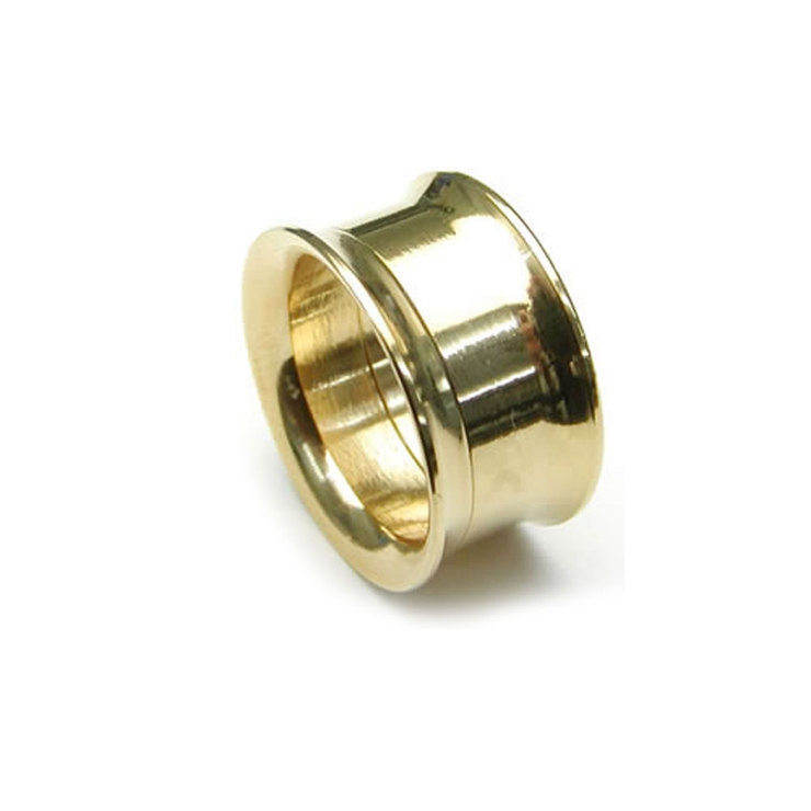 ゴールドダブルフレアイヤレット 16mm【ボディピアス ボディーピアス | ピアス専門店HOMESLICEPRODUCTIONS | 詳細画像1 