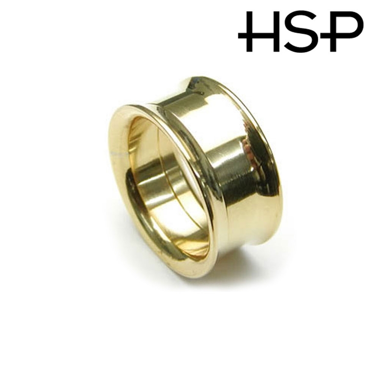 ゴールドダブルフレアイヤレット 18mm【ボディピアス ボディーピアス | ピアス専門店HOMESLICEPRODUCTIONS | 詳細画像2 