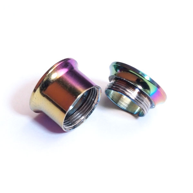 マルチカラーダブルフレア イヤレット 8mm | ピアス専門店HOMESLICEPRODUCTIONS | 詳細画像3 