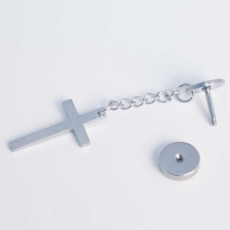 ボディピアス 16G クロス | ピアス専門店HOMESLICEPRODUCTIONS | 詳細画像5 