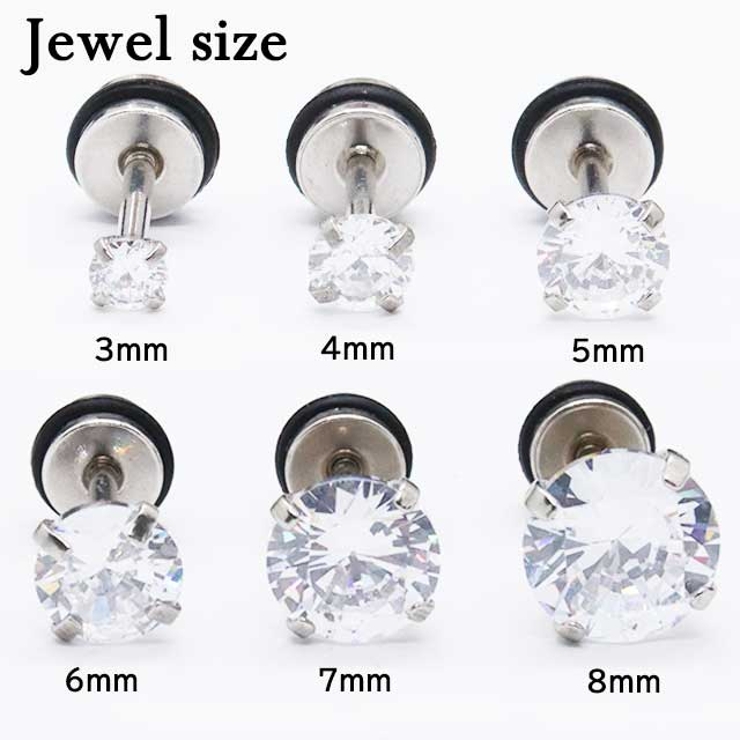 ボディピアス CZ プロング | ピアス専門店HOMESLICEPRODUCTIONS | 詳細画像2 