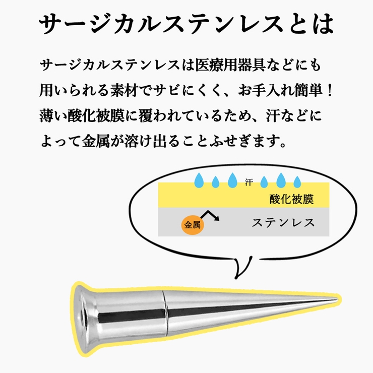 ボディピアス 金属アレルギー対応 拡張器付ダブルフレア | ピアス専門店HOMESLICEPRODUCTIONS | 詳細画像5 