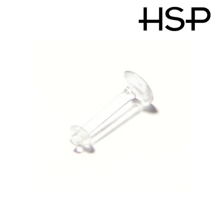 【透明ピアス】リテイナーラブレットスタッド 14G 軸長10mm | ピアス専門店HOMESLICEPRODUCTIONS | 詳細画像2 