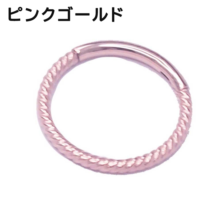 ボディピアス シンプルツイストフープ セグメントリング | ピアス専門店HOMESLICEPRODUCTIONS | 詳細画像10 