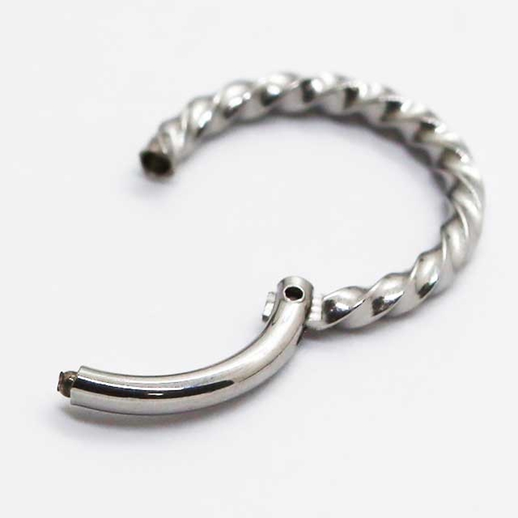 ボディピアス ツイスト セグメントリング | ピアス専門店HOMESLICEPRODUCTIONS | 詳細画像5 