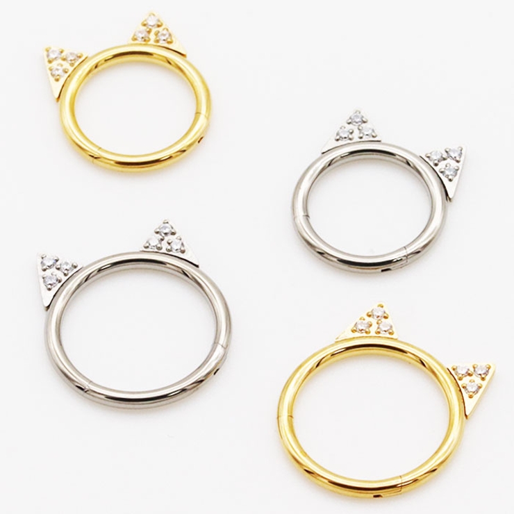 ボディピアス キャット 猫モチーフ | ピアス専門店HOMESLICEPRODUCTIONS | 詳細画像7 