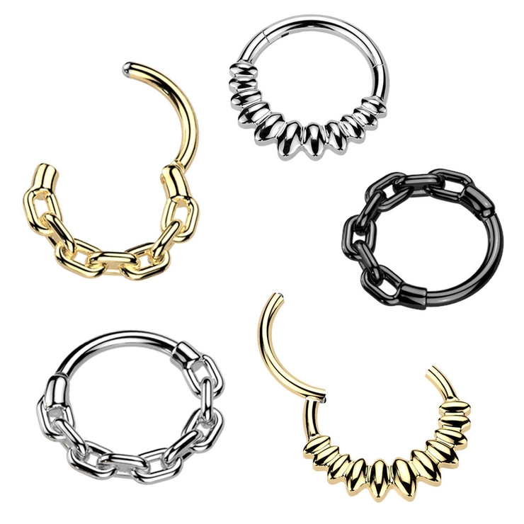 ボディピアス 16G セグメントリング | ピアス専門店HOMESLICEPRODUCTIONS | 詳細画像1 