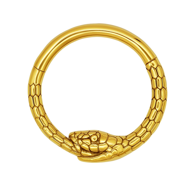 ゴールド | ボディピアス 16G スネーク | ピアス専門店HOMESLICEPRODUCTIONS