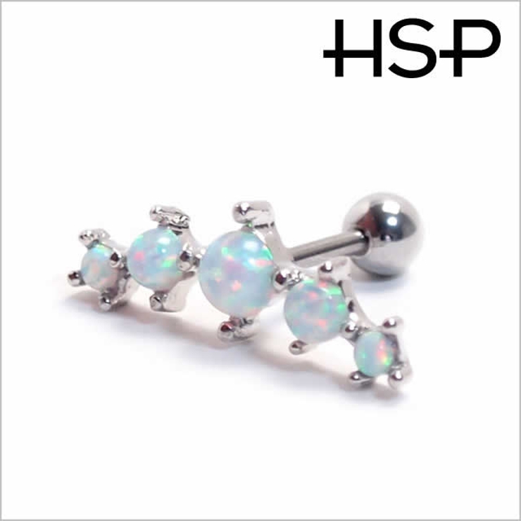 16G 5オーロラジュエルストレートバーベル【ボディピアス ボディーピアス | ピアス専門店HOMESLICEPRODUCTIONS | 詳細画像1 