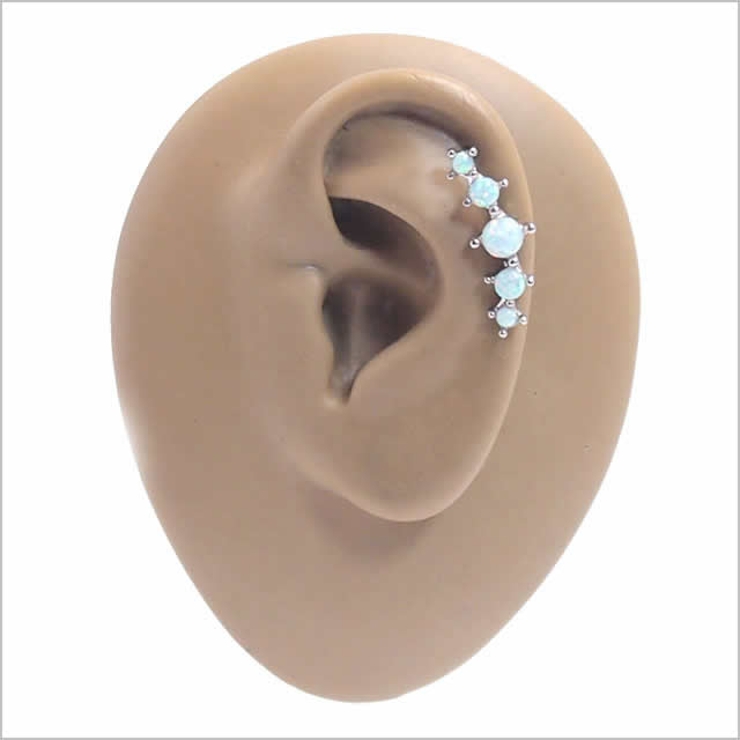 16G 5オーロラジュエルストレートバーベル【ボディピアス ボディーピアス | ピアス専門店HOMESLICEPRODUCTIONS | 詳細画像3 