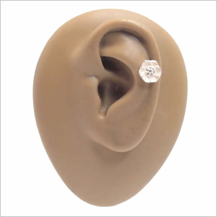 16G パステル フラワーストレートバーベル【ボディピアス | ピアス専門店HOMESLICEPRODUCTIONS | 詳細画像4 