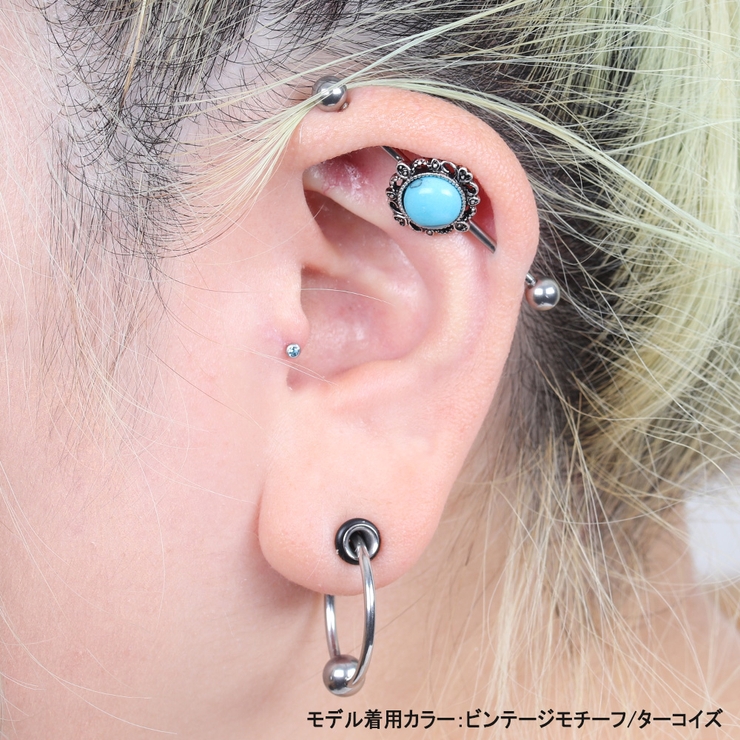 14G バラエティ インダストリアルストレートバーベル | ピアス専門店HOMESLICEPRODUCTIONS | 詳細画像5 