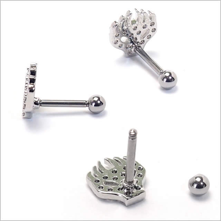 ボディピアス 16G CZパヴェ | ピアス専門店HOMESLICEPRODUCTIONS | 詳細画像5 