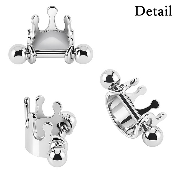 ボディピアス 16G クラウン | ピアス専門店HOMESLICEPRODUCTIONS | 詳細画像4 