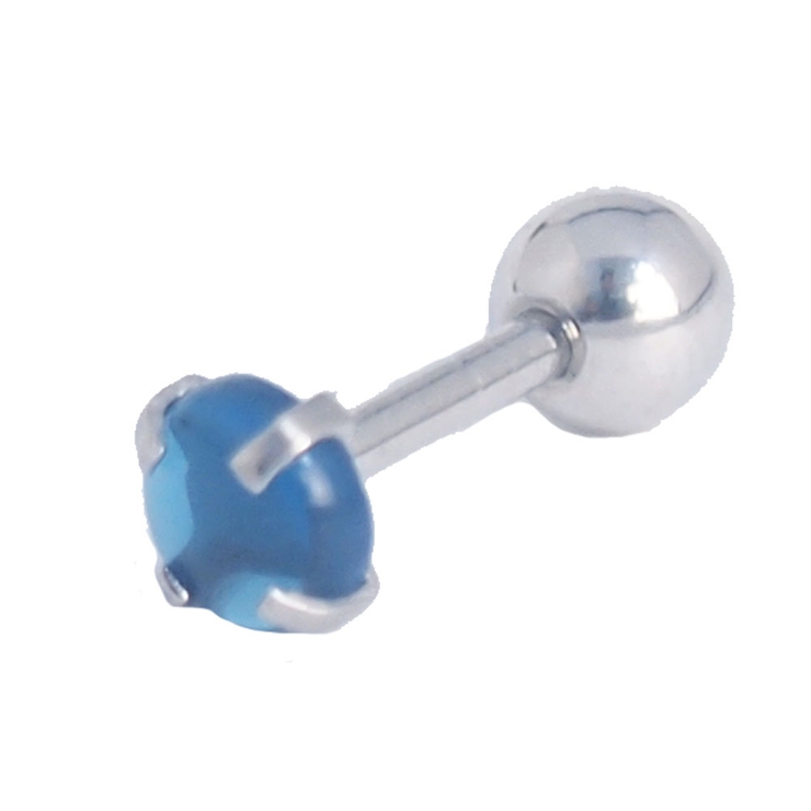 ブルー | ボディピアス ジルコン カボションストーン | ピアス専門店HOMESLICEPRODUCTIONS