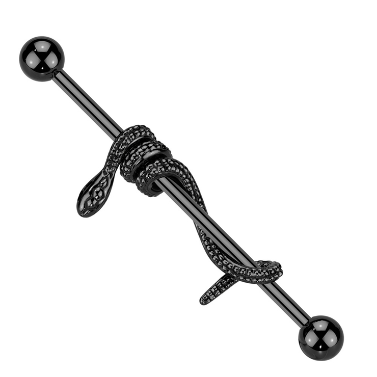 ブラック | ボディピアス 14G インダストリアル | ピアス専門店HOMESLICEPRODUCTIONS