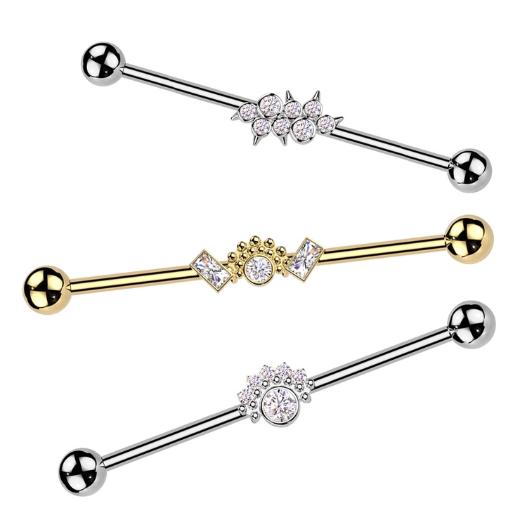 ボディピアス 14G インダストリアル | ピアス専門店HOMESLICEPRODUCTIONS | 詳細画像1 