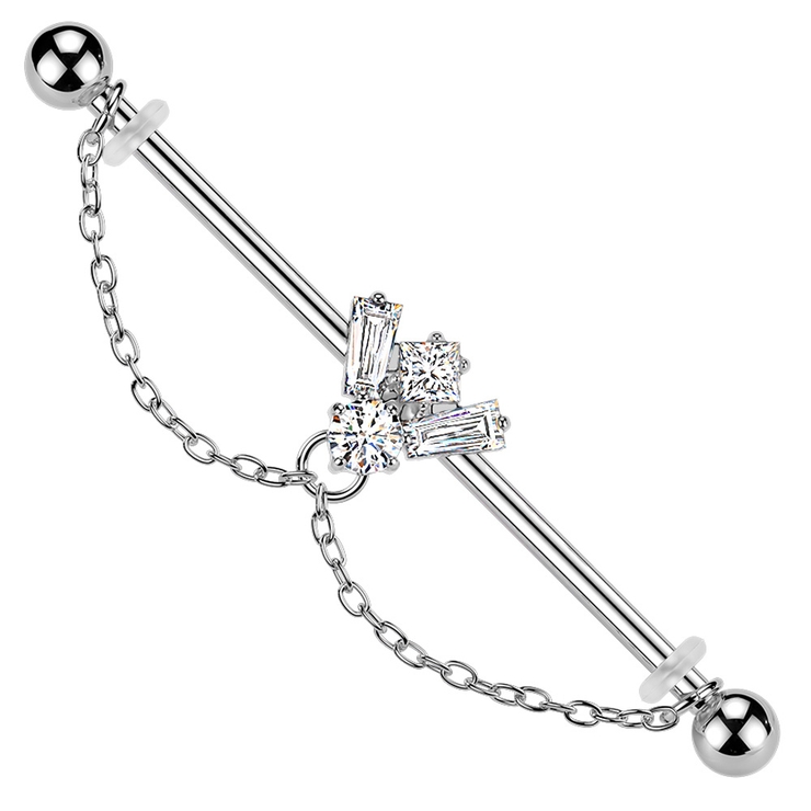 シルバー | ボディピアス 14G インダストリアル | ピアス専門店HOMESLICEPRODUCTIONS