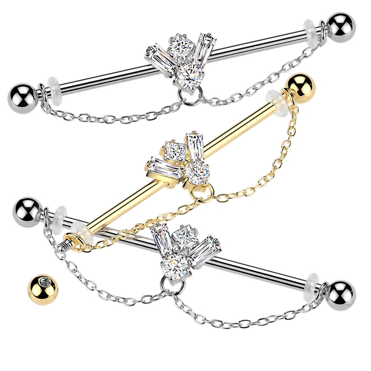 ボディピアス 14G インダストリアル | ピアス専門店HOMESLICEPRODUCTIONS | 詳細画像1 