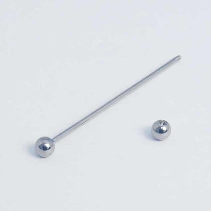 インダストリアル ストレートバーベル 16G | ピアス専門店HOMESLICEPRODUCTIONS | 詳細画像5 