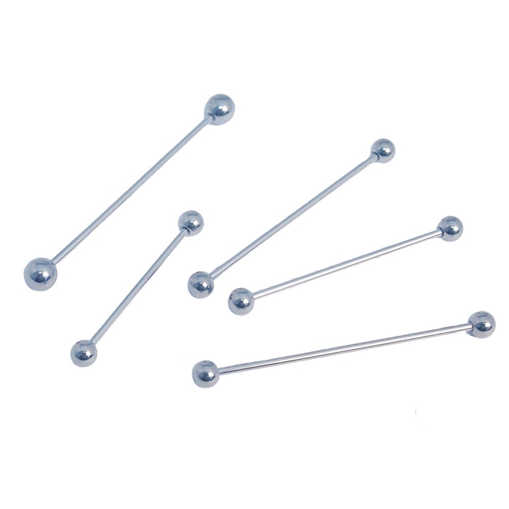 インダストリアル ストレートバーベル 16G | ピアス専門店HOMESLICEPRODUCTIONS | 詳細画像1 