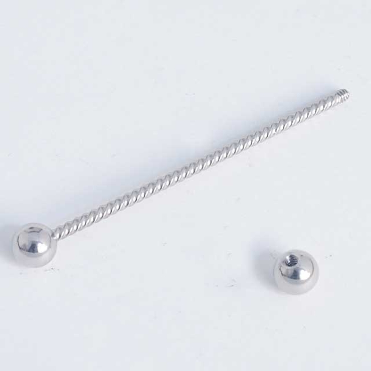 ボディピアス インダストリアル ツイストロープ | ピアス専門店HOMESLICEPRODUCTIONS | 詳細画像4 