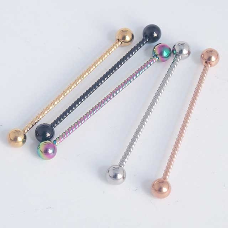 ボディピアス インダストリアル ツイストロープ | ピアス専門店HOMESLICEPRODUCTIONS | 詳細画像7 