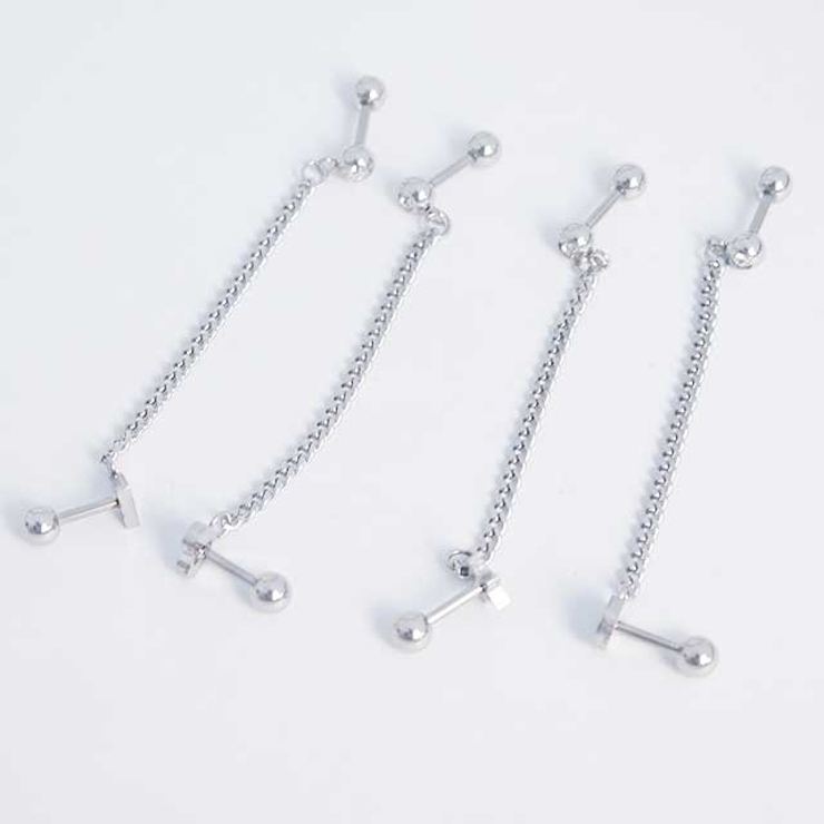 ボディピアス フラットトップバラエティ チェーン | ピアス専門店HOMESLICEPRODUCTIONS | 詳細画像8 