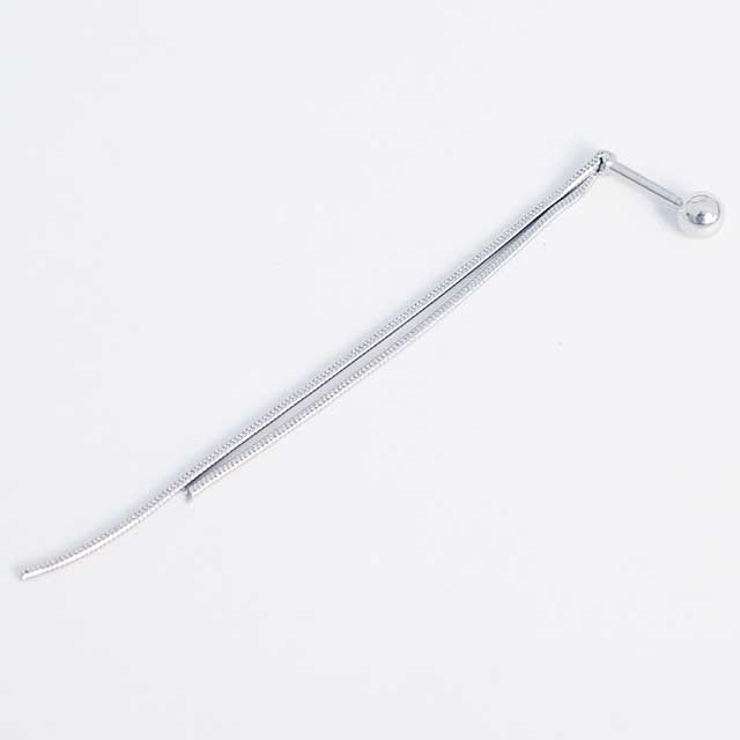 ボディピアス ダブルチェーンダングル ストレートバーベル | ピアス専門店HOMESLICEPRODUCTIONS | 詳細画像3 